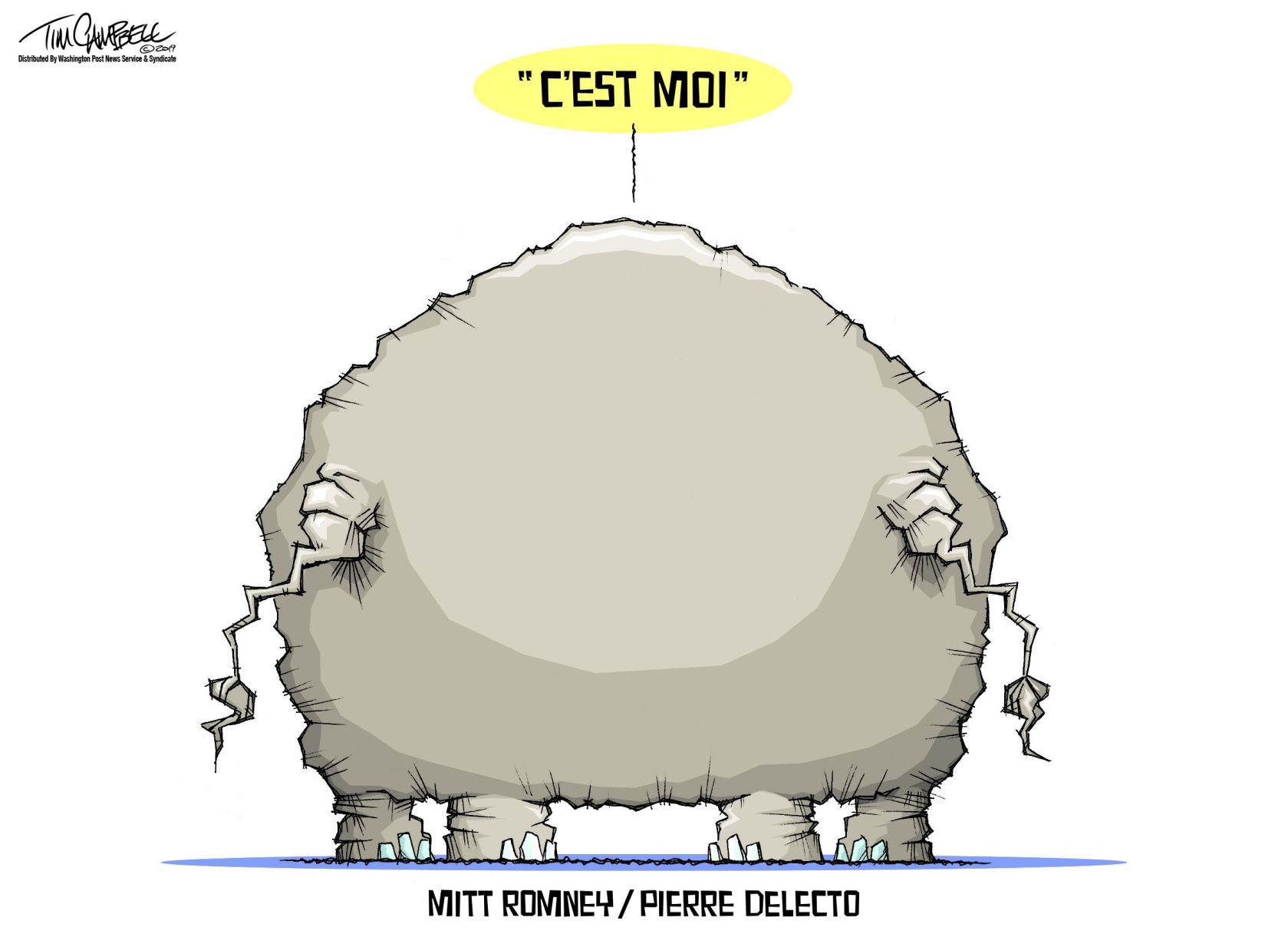 Tim Campbell cartoon